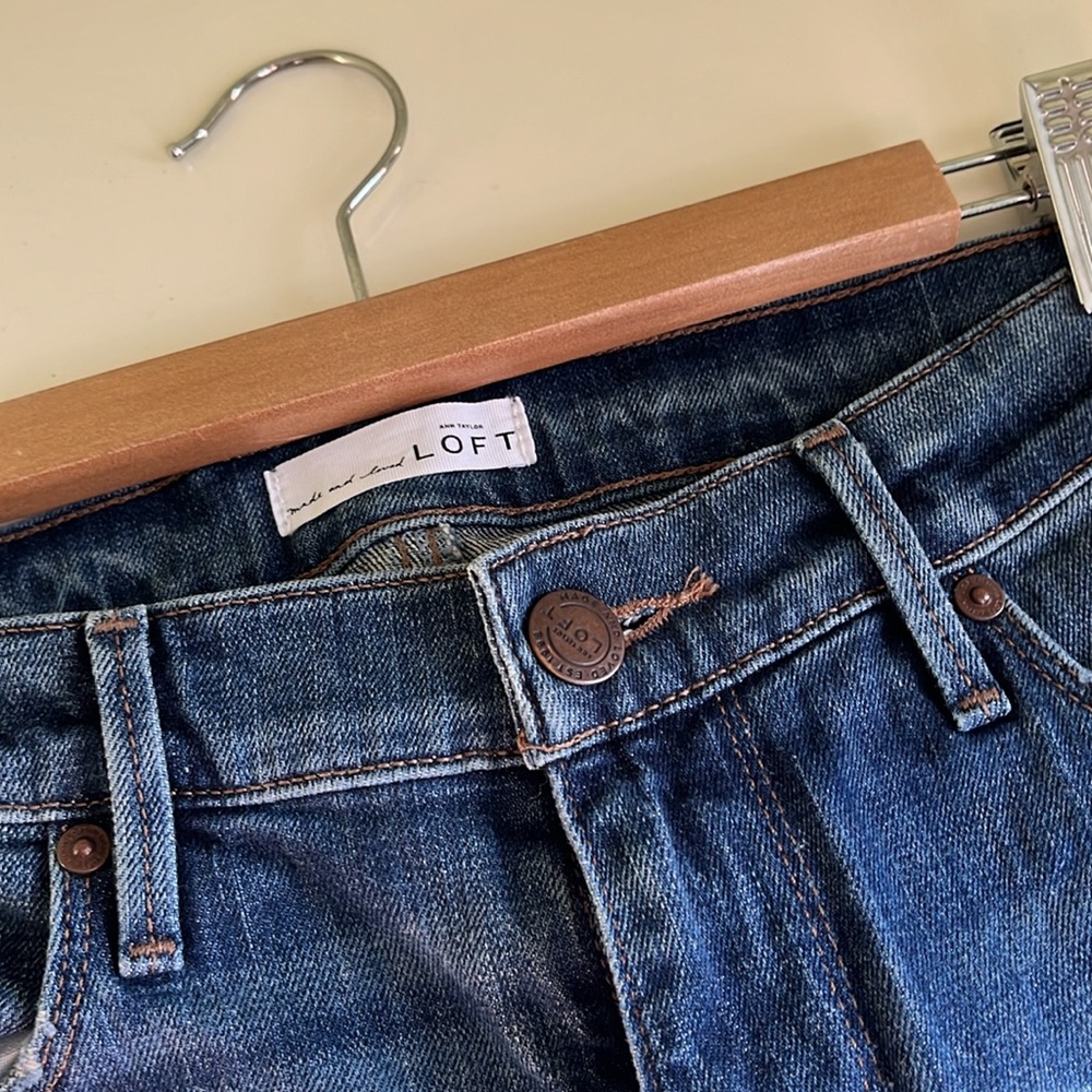 Loft modern skinny jeans size 27/4